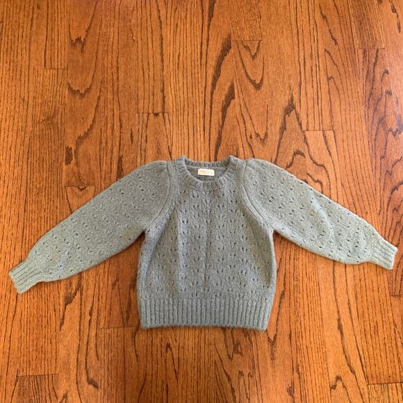 Rylee + Cru Balloon Sweater | Dusty Blue | Size 4-5 Years - Picture 2 of 11
